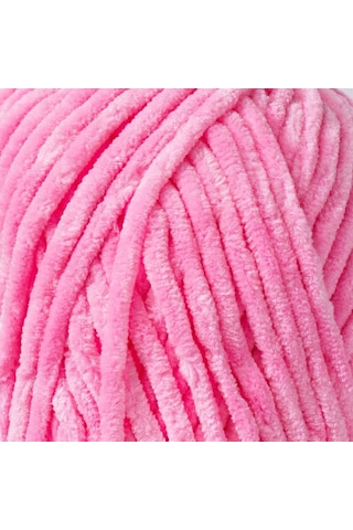 Kürkçü Han Kadife 100 G 95 M Örgü İpi Khkad Şeker Pembe