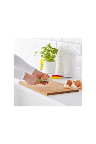 Ikea Matdoft 3 Parça Mutfak Bıçağı Seti 22 Cm Sarı - Yeşil - Kırmızı Kırmızı - Sarı - Yeşil
