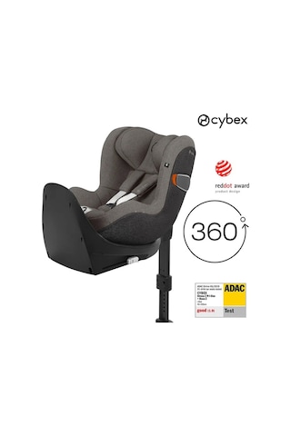 Cybex Sirona Zi Isize Plus (Soho Grey) 360 Derece Dönen Adac Ödüllü Isofix Bebek Oto Koltuğu 0-18 Kg