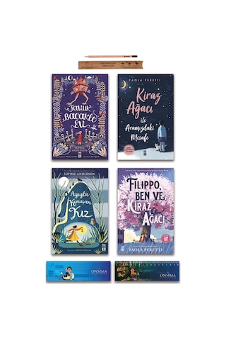 Genç Timaş Ayıyla Konuşan Kız - Kiraz Ağacı İle Aramızdaki Mesafe - Filippo Ben Ve Kiraz Ağacı Set - 4 Kitap