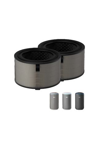 Philips Ac3210 / Ac3220 / Ac3221 Uyumlu Hava Temizleyici Filtre Fy3200/30 Modeli İle Uyumlu 2'li Paket Hepa + Aktif Çok Renkli
