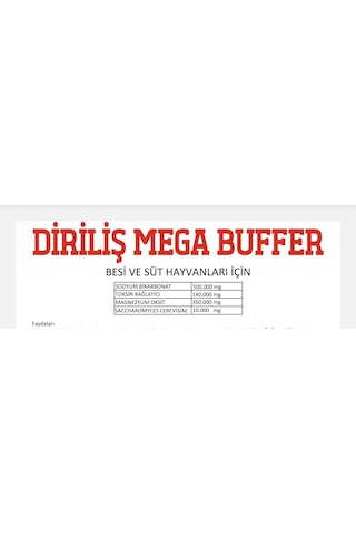 Diriliş Megabuffer 25 Kg