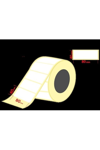 Termal Etıket Rulosu 40x80 1000 Lı Diğer
