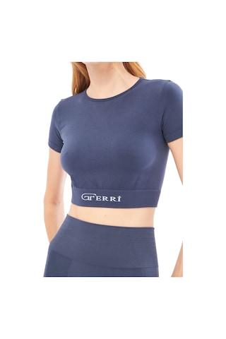Giorgina Ferri Yumuşak Dokulu, Esnek Yoga, Koşu, Spor Ve Günlük Crop Top Mila