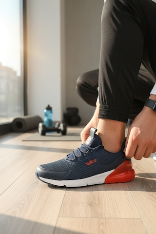 Enoch Erkek Spor Ayakkabı Topuk Destekli Sneaker Fileli Rahat Yürüyüş Ve Koşu Modeli 2332 Lacı