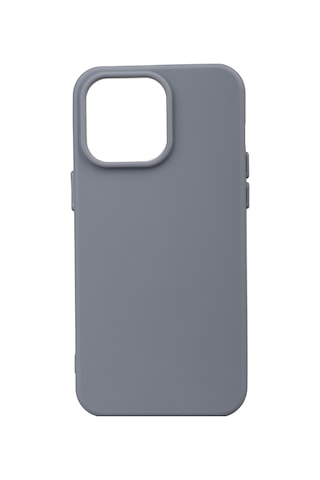 Apple Uyumlu iPhone 15 Pro Max Kılıf Zore Biye Silikon Gri