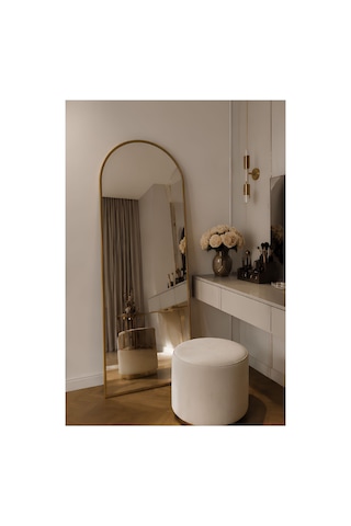 Familieconcept Melisa Serisi Gold Boy Aynası Altın