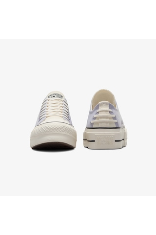 Converse Chuck Taylor All Star Lift Crafted Laces Kadın Lila Platform Sneaker A12553c Mor