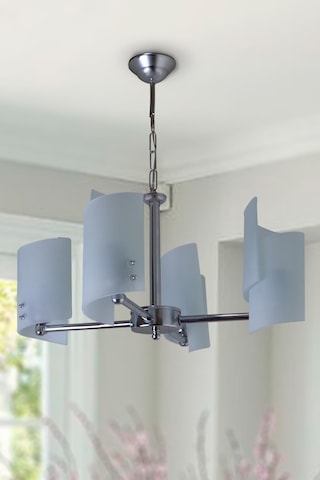 Hilal 4'lü Avize Krom