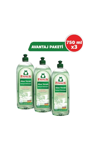 Frosch Aloe Veralı Bulaşık Deterjanı 3 x 750 ML