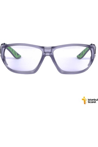 Univet 5x9.03.00.00 Koruyucu Şefaf İş Güvenliği Gözlüğü Lensleri Değiştirlebilir