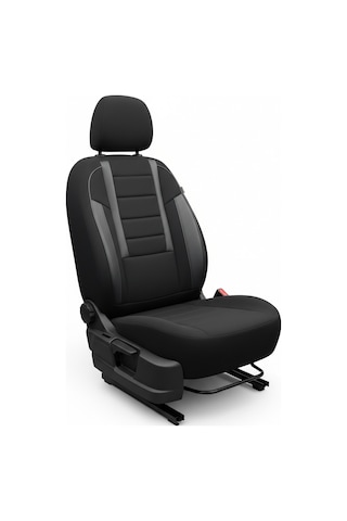 Favori Siyah Serisi Fiat Doblo İle Uyumlu Tam Set Oto Koltuk Kılıfı Arka Koltuk 2+1