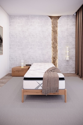 Aksviva Aqualis Tek Kişilik Pedli Paket Yaylı Yatak 30 Cm BEYAZ