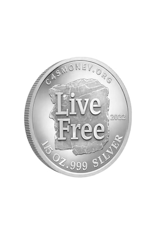AgaKulche Özgür Libertas 2022 Gümüş Sikke Coin