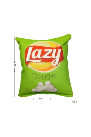 Tineke Cips Dayanıklı Cızırtılı Ve Keti Otlu Kedi Oyuncağı 1 Adet