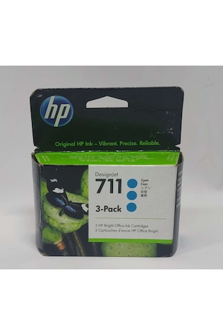 Hp 711 Cz134a Cyan 3-pack Kartuş 3x29ml