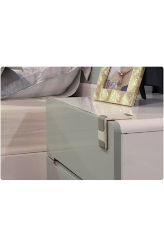 Portakal Safety Çift Emniyetli Çekmece Kilidi - Gri Çok Renkli