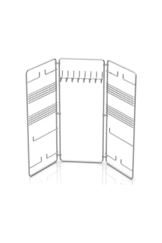 TEKNOTEL TAKI AKSESUAR STANDI DEKORATİF ORGANİZER KROM EG210