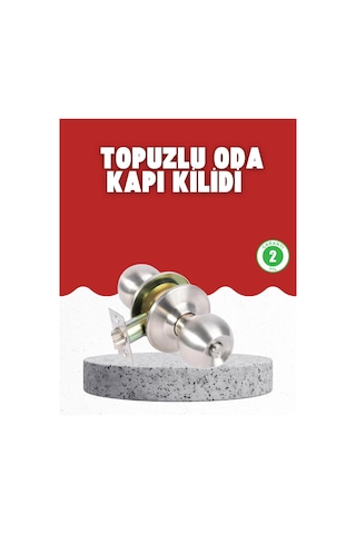 Hepsi Estetik Güvenli Topuzlu Kapı Kilidi Najmaddin Diğer