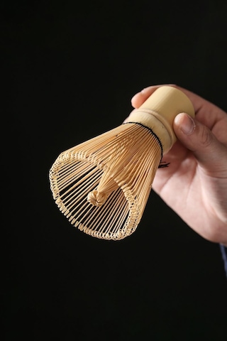 3 Parça Matcha Çayı Fırça Ve Bamboo Whisk Tutucu Ve Bambu Kaşık Set Mt155 Yeşil