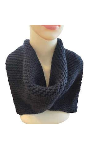 Lacivert Kadın Boyunluk Lacivert