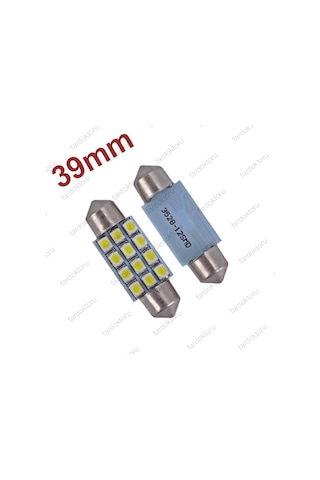 Fardoktoru Vw Bora Led Plaka Aydınlatma Ampulü 39Mm Sofit