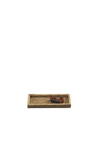 Basket Tepsi, Tezgah Üstü, 24.5xh3x12cm - Kahve Kahve