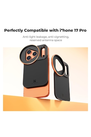 K&f Concept İphone 17 Pro Ve 58 Mm Dişli Filtrelerle Uyumlu, İphone Filtre Montajı Filtre Dahil Değildir