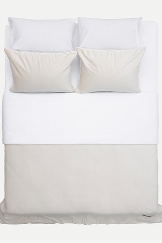Koza Home Linda Krem Kadife Çift Kişilik Nevresim Takımı 200x220 4 Yastıklı Krem