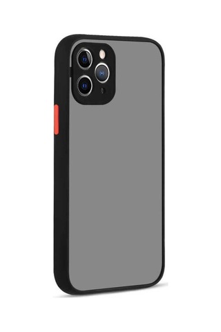Apple Uyumlu iPhone 12 Mini Kılıf Zore Hux Kapak Siyah