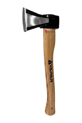Yapar Ahşap Saplı Dövme Çelik Yarma Baltası 1 Kg