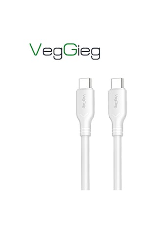 Veggieg 60w Type-c To Type-c Hızlı Şarj Ve Data Kablosu 1.2 Metre