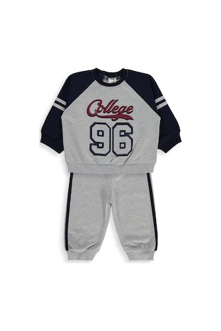 Civil Baby College Baskılı 6-18 Ay Takım - Lacivert