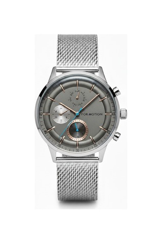 For Motion Erkek Kol Saati Gümüş Renk, Gümüş Kadran - Fc.1330fh.01, 2 Yıl Garantili Gümüş