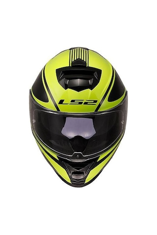 Ls2 Storm 2 Dodger Neon Sarı Kapalı Motosiklet Kaskı Neon Sarı