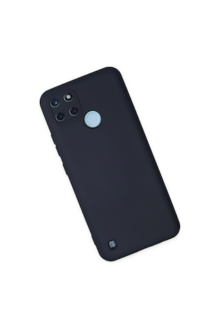Cosmotex Newface Realme C25y Kılıf Nano İçi Kadife Silikon - Lacivert