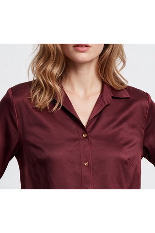 Gömlek Ekol 27kekl01051 Bordo