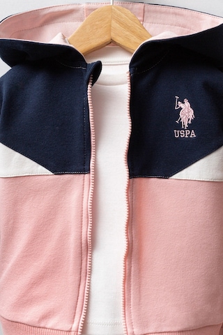 U.S. Polo Assn. U.s.polo Assn Kız Bebek 3lü Takım - Açık Pembe Açık Pembe