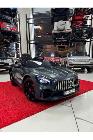 Oyuncak Sepetim Mercedes Gtr 12 Volt Akülü Araba Antrasit