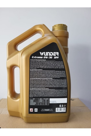 Wunder 0W-30 Dpf Motor Yağı 5 L