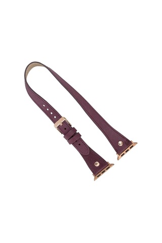 İnce Çift Tur Apple Watch Deri Kordon