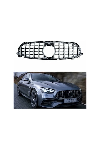 Mercedes W213 Gtr Ön Panjur Izgara Seti Krom-siyah 2021 Sonrası