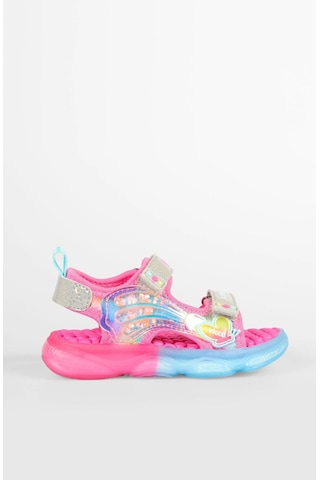 Vicco Can Kız Çocuk Fuşya Işıklı Phylon Sandalet Fuşya