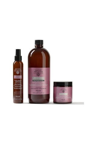 Nook Nectar Color Pro-acid Boyalı Saçlar İçin Argan Yağlı Renk Koruyucu Asidik Saç Bakım Kremi 1000ml