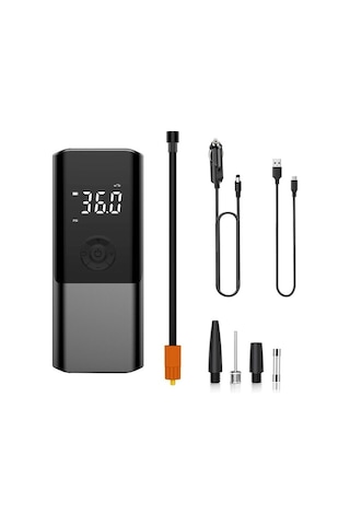 Didadodo Czk Şarjlı Led Işıklı Akıllı Araç Lastik Hava Pompası Kompresörü, Kullanıcı Dostu Model