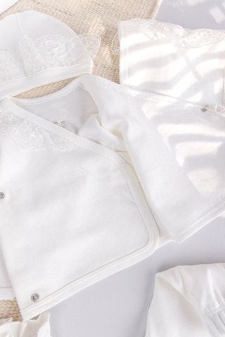 Güpürlü %100 Pamuk 5'li Kız Bebek Hastane Çıkışı Bebek Takım