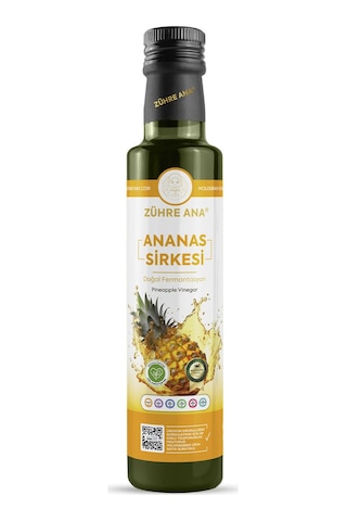 Zühre Ana Ananas Sirkesi Doğal Fermantasyon Pineapple Vinegar 500 ML