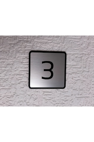 Modern Tasarım Kapı Ve Birim Numarası - Apartman - Ofis -Iç Mekan