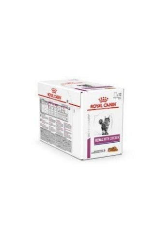 Royal Canin Renal With Chicken Yaş Kedi Maması 12x85 Gr - Tavuklu Böbrek Diyeti 12'li Paket Royal Canin Renal With Chicken Yaş Kedi Maması 12x85 Gr - Tavuklu Böbrek Diyeti 12'li Paket
