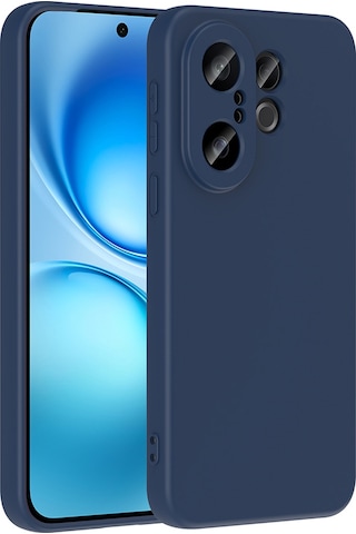 Vivo X200 Fe 5g Kılıf Mkst Mara Lansman Kapak - Lacivert Lacivert